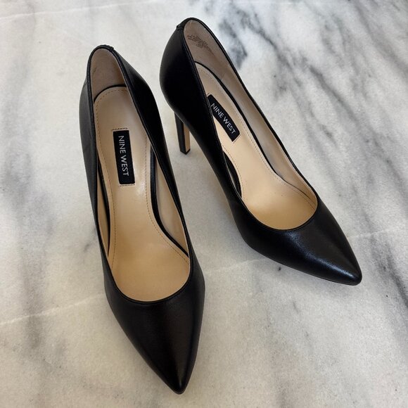 Black Nine West Stiletto Heels - Picture 1 of 7